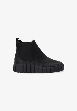 VENEZIA ANKLE BOOTS - Enkellaarsjes met plateauzool - black
