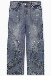 CUTLINE UNISEX - Jeans a sigaretta - blue wash