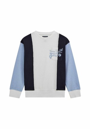 COLOR-BLOCK-OPTIK - Sudadera - mehrfarbig grundton blau