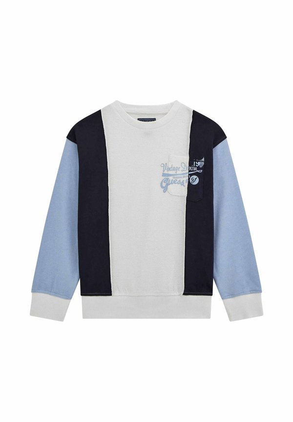 COLOR-BLOCK-OPTIK - Sweatshirt - mehrfarbig grundton blau