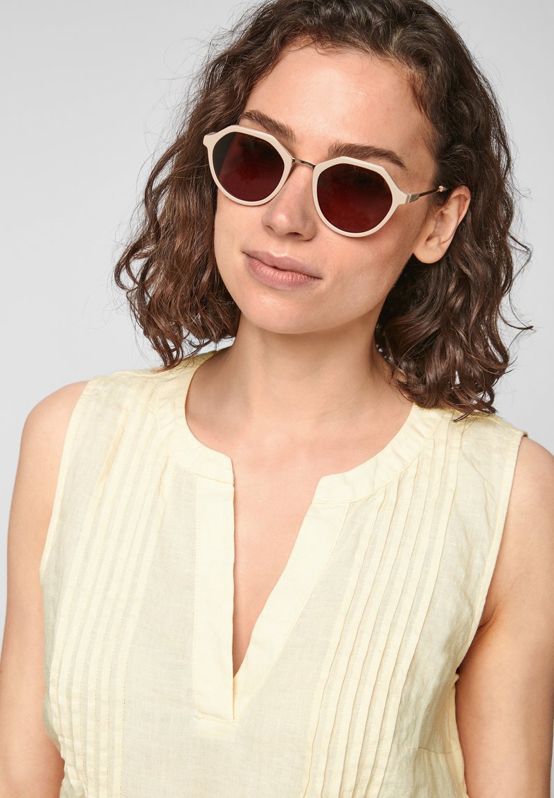 Damen T-Shirts | s.Oliver Top sunlight yellow melange/hellgrau-meliert - BU23179 Damen T-Shirts | s.Oliver Top sunlight yellow melange/hellgrau-meliert - BU23179