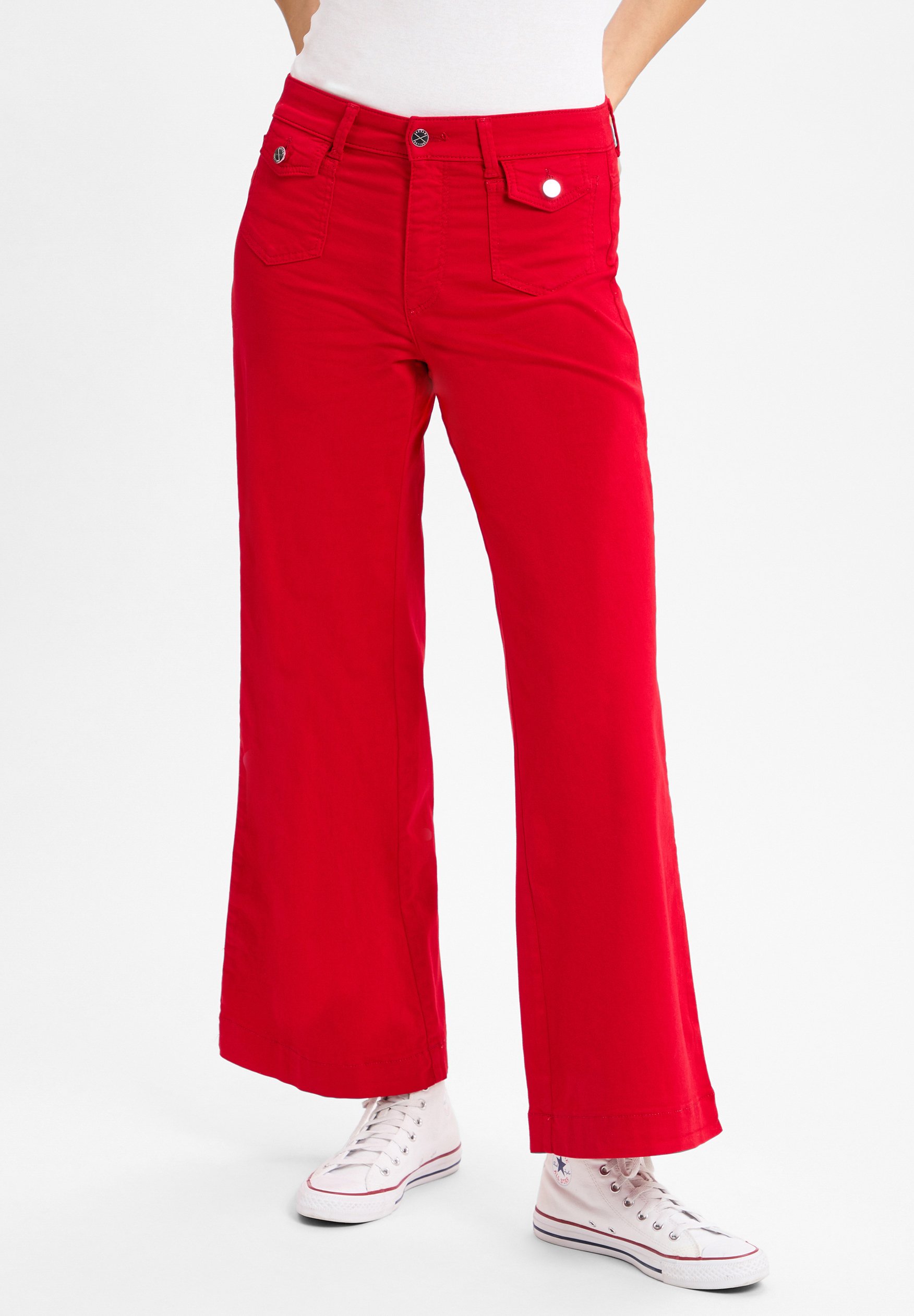 MAC Jeans DREAM WIDE Jeans a zampa rot/rosso Zalando