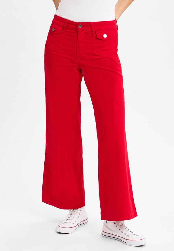 DREAM WIDE - Flared Jeans - rot