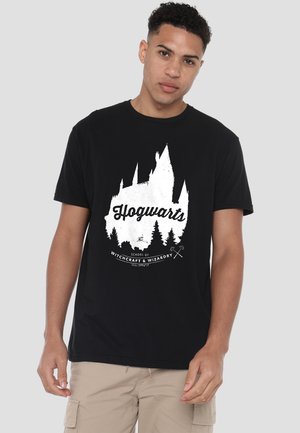 Cotton Soul, HARRY POTTER HOGWARTS WORDCRAFT - Print T-shirt - black