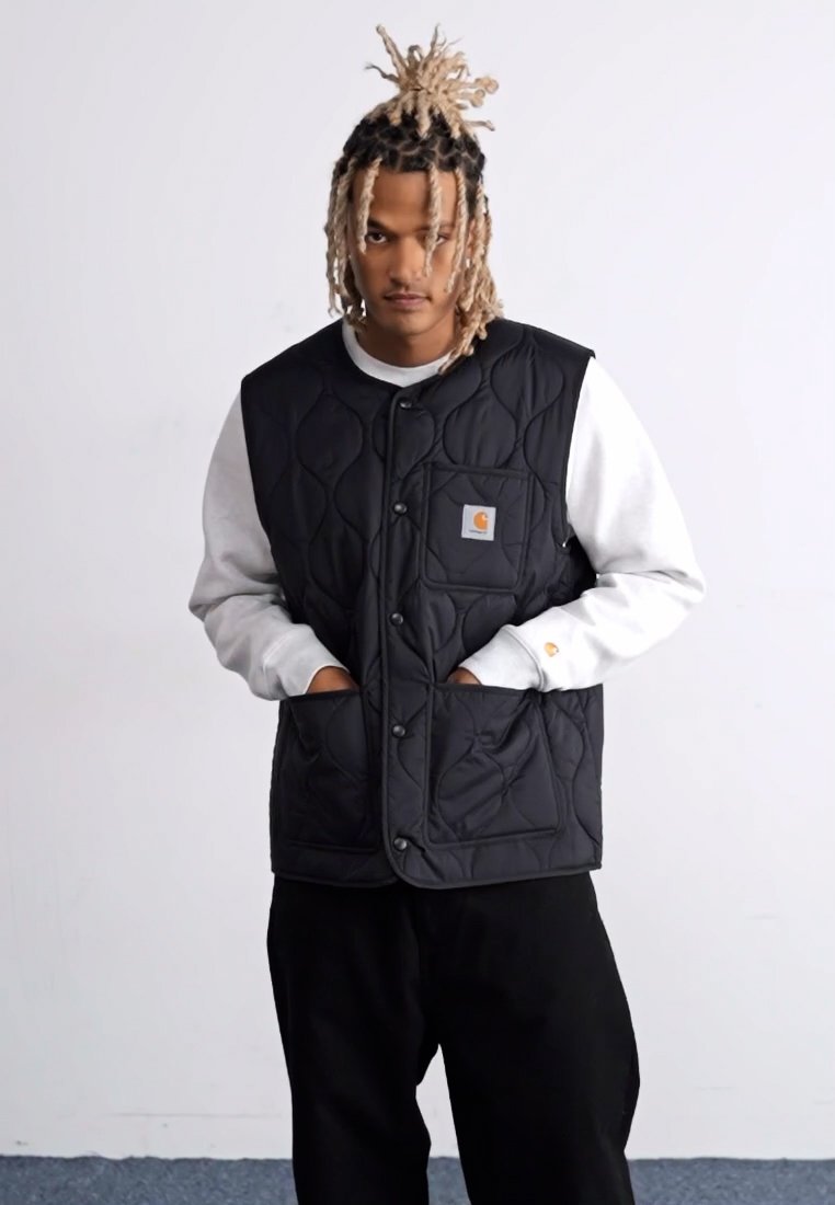 Carhartt WIP SKYTON - Kamizelka/czarny - Zalando.pl