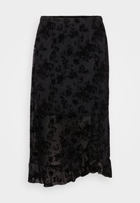 CARELODIE MIDI SKIRT  - Saia evasé - black