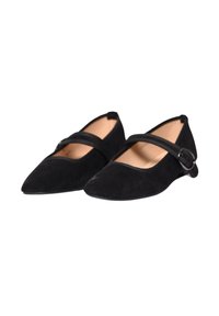Ciabalù Ballerine con cinturino - nero