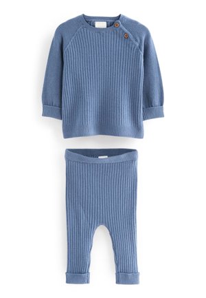 SET  - Striktrøje - blue