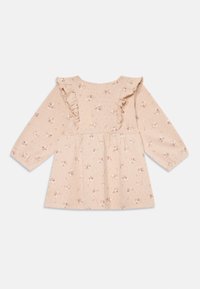 Lindex FRILLS - Jerseykjole - light pink