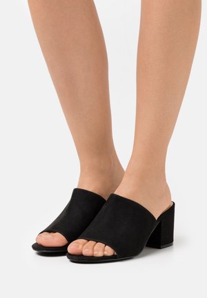 Even&Odd, Mules à talons - black