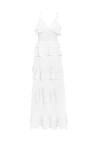 True Decadence RUFFLE - Festklänning - white linen