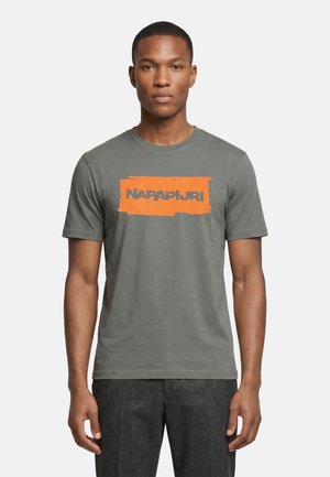 Napapijri, NAPAPIJRI T-SHIRT - T-shirt imprimé - green