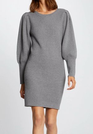 Etuikleid - mottled light grey