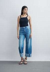 Mother THE HALF PIPE ANKLE CUFF FRAY  - Wide leg - last bite