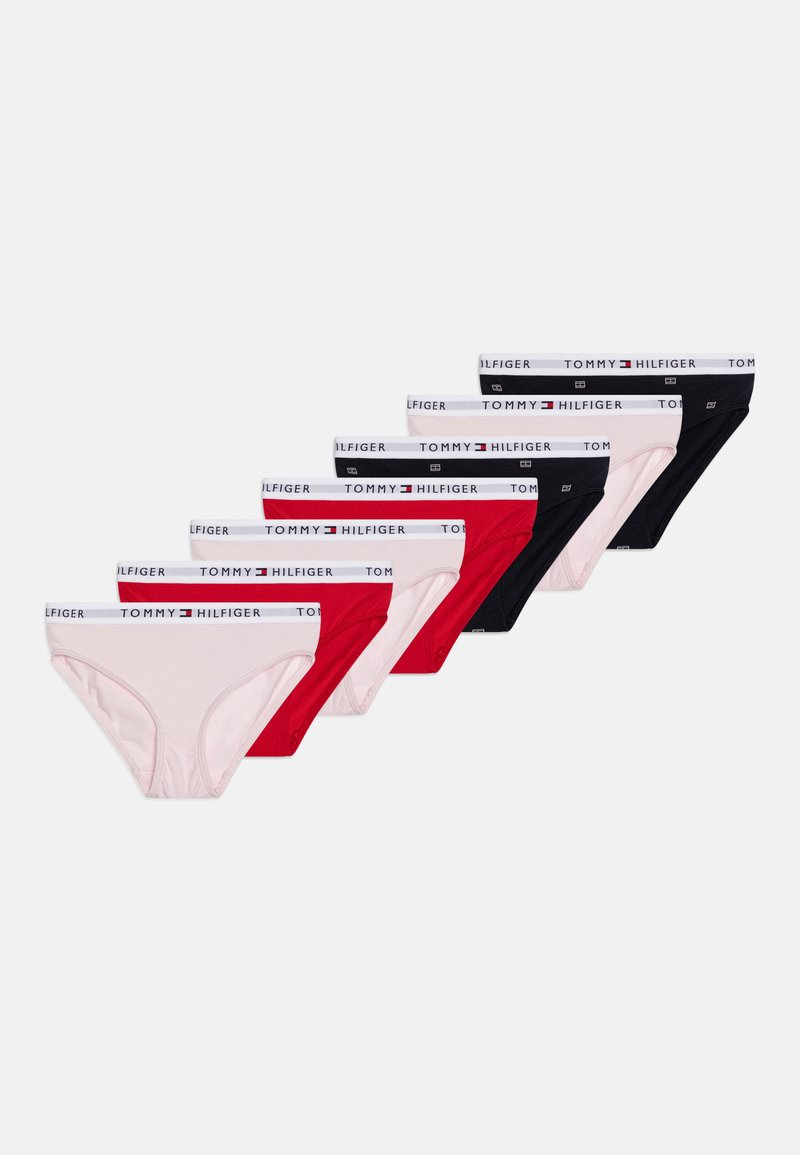 Tommy Hilfiger 7 PACK PRINT - Īsās apakšbikses - sky/light pink/prim red