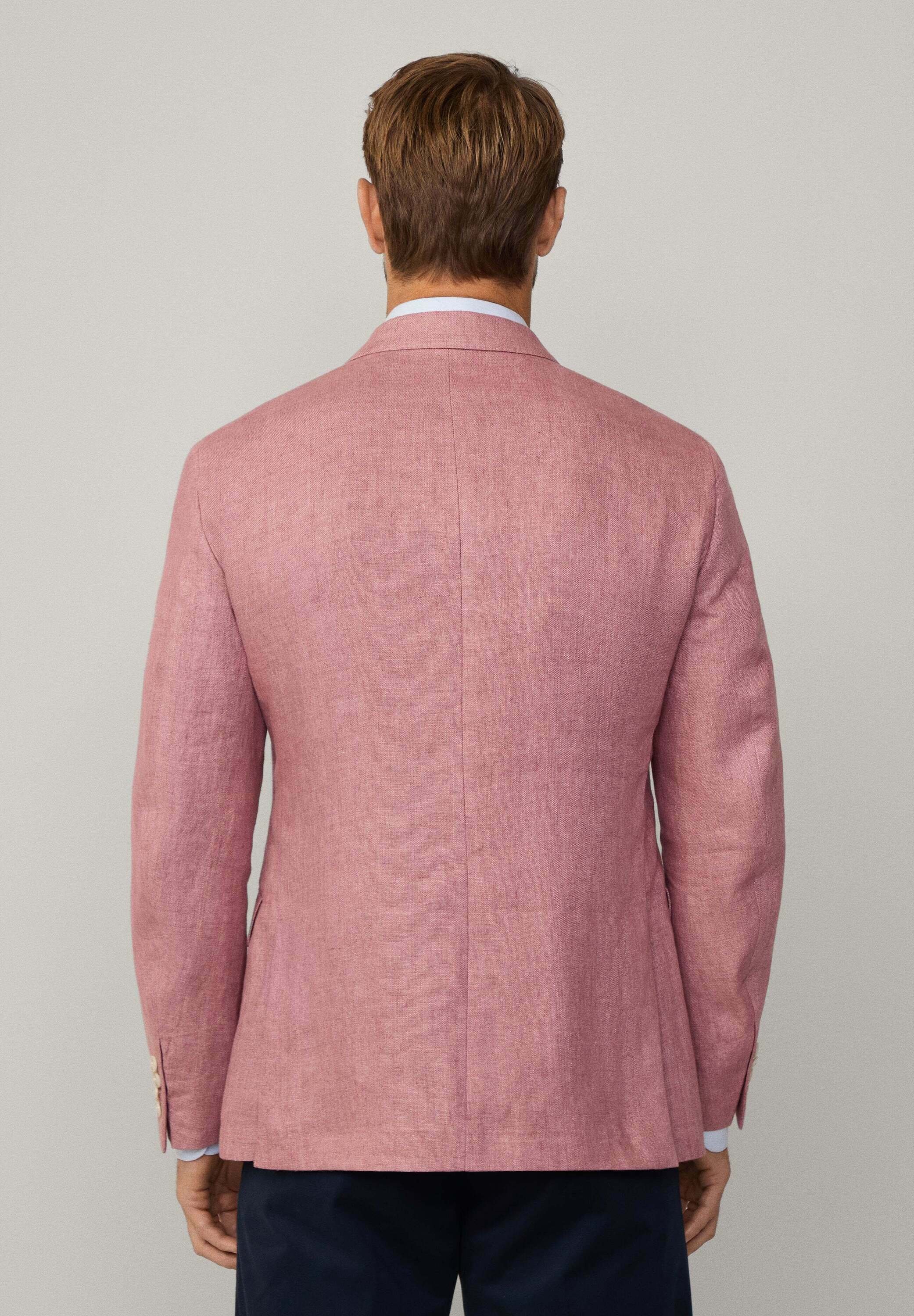 HACKETT LONDON ハケットロンドン　リネンジャケット　ピンク40S HACKETT LONDON(ハケット ロンドン)」の最新ジャケットスタイル【今季