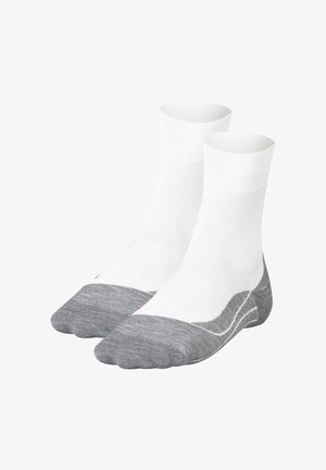 FALKE 2 PACK - Socks - weiß grau