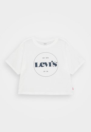 HIGH RISE - Print T-shirt - white