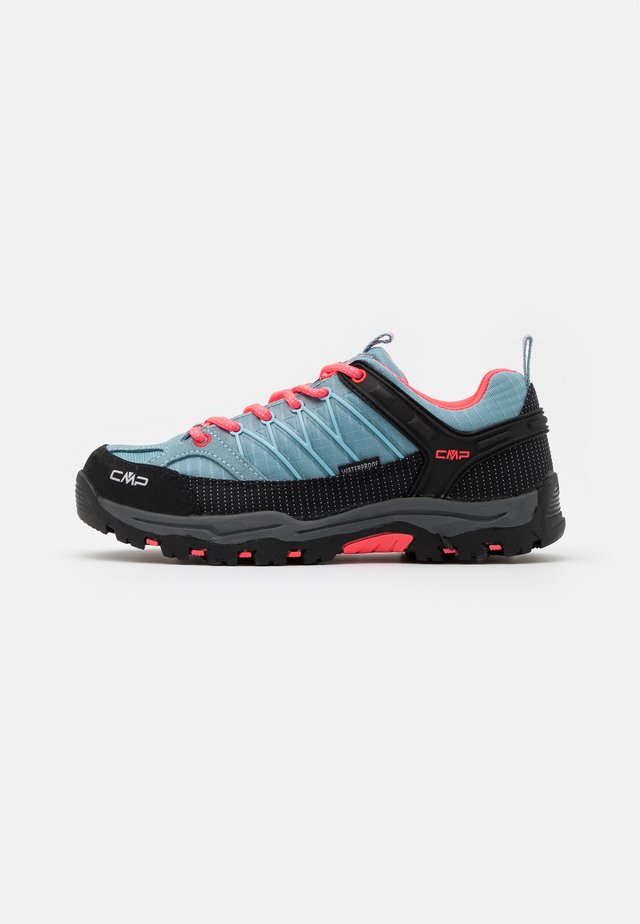 KIDS RIGEL TREKKING SHOE WP UNISEX - Hikingschuh - clorophilla/red fluo