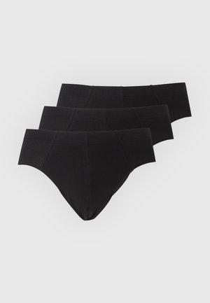Schiesser, ESSENTIALS 3 PACK - Слипове - schwarz