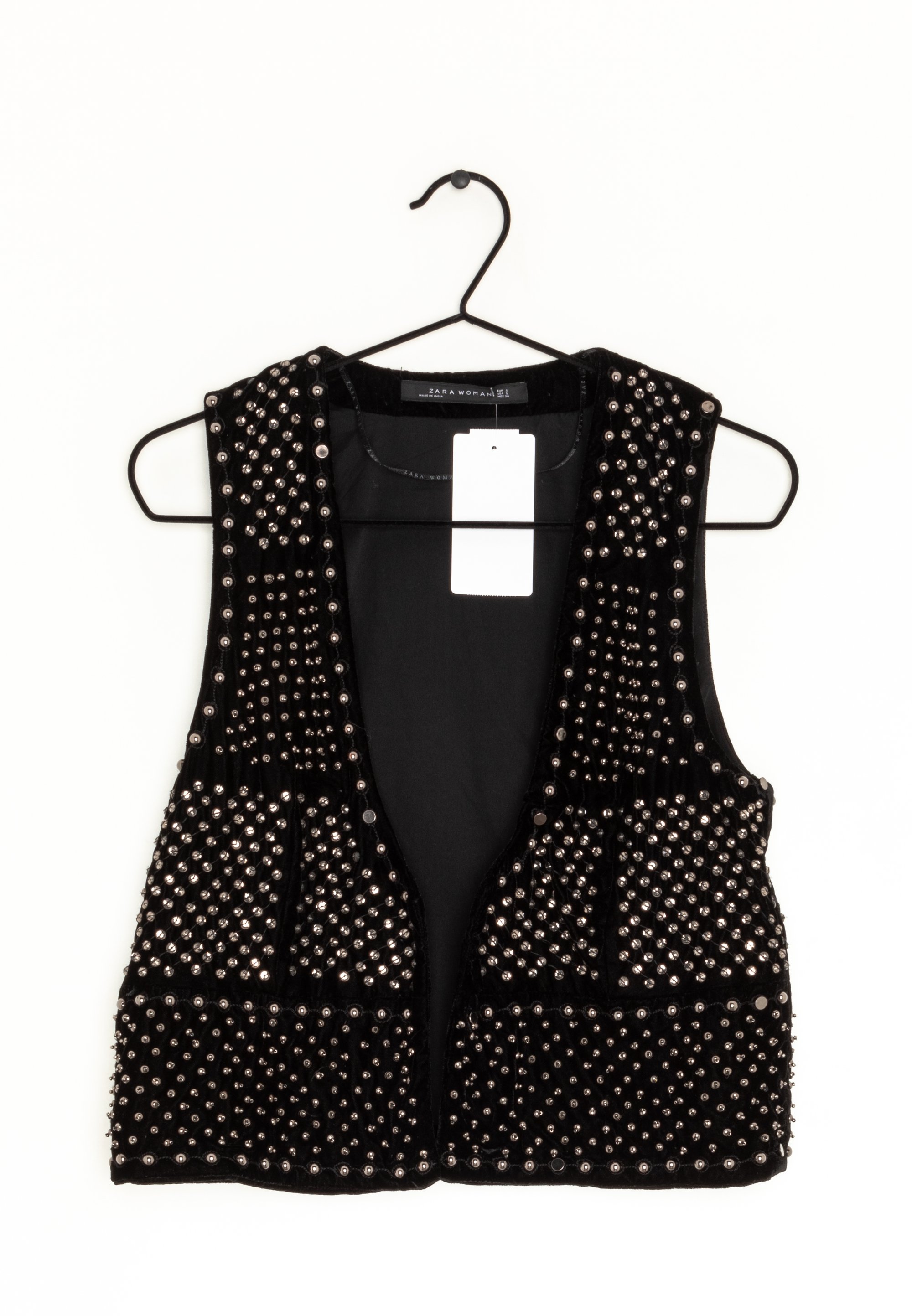 Zara Veste sans manches black/noir (Seconde main) ZALANDO