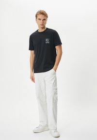 Koton SLOGAN CREW NECK SHORT SLEEVE - T-shirts print - black