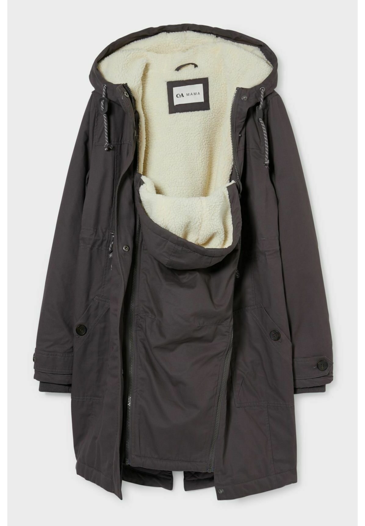 C\u0026A 2in1 Coat - Abrigo de invierno - gray/gris oscuro - Zalando.es