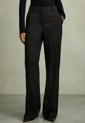 Reiss PETITE FIT - MILLIE WIDE-TAILORED  - Housut - black