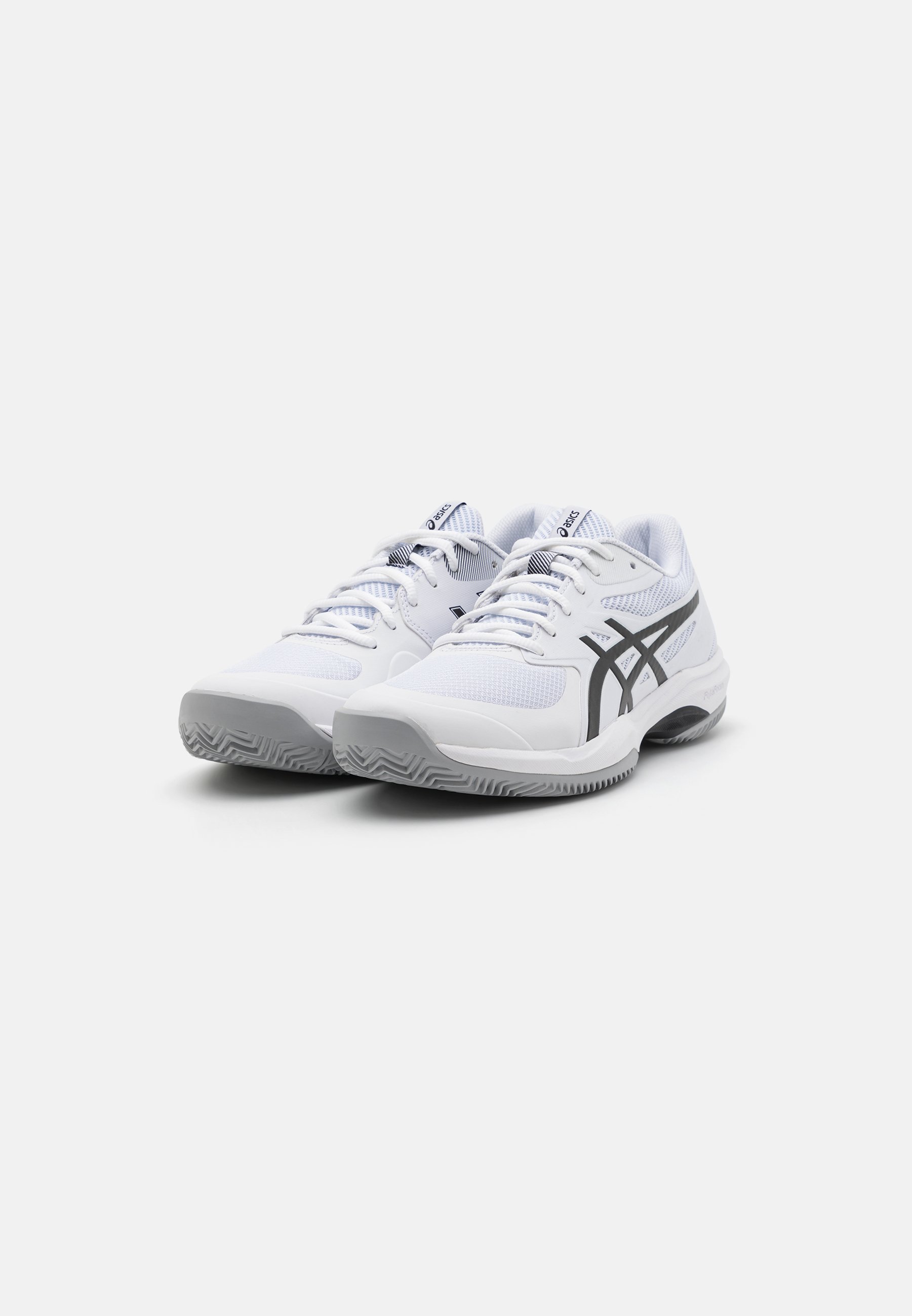 ASICS GAME FF CLAY - Clay court tennis shoes - white/black/white