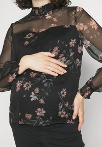 Vero Moda Maternity VMMMARYA HIGHNECK  - Μπλούζα - black