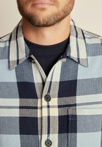Next TEXTURED CHECK  - Pluus - blue
