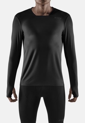 Top s dlouhým rukávem - black