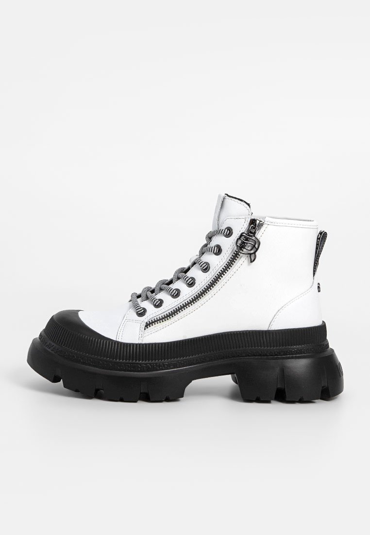 Karl Lagerfeld Korte laarzen crème