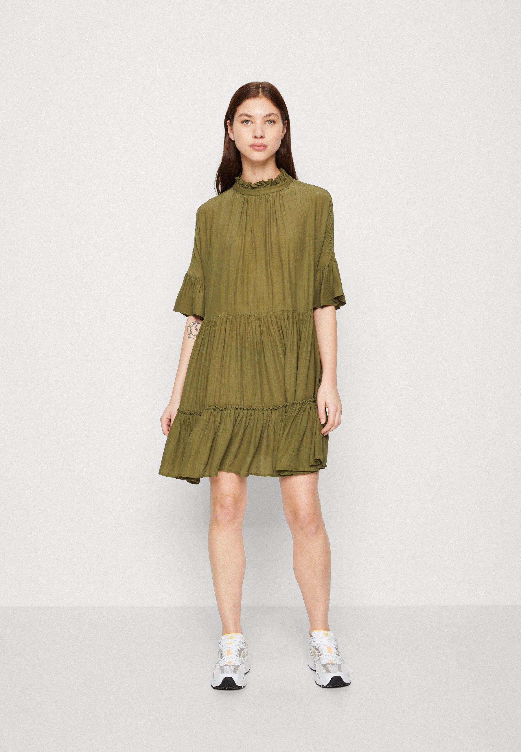 scotch and soda green dress Floral Printed Fil Coupe Maxi Dress – Scotch & Soda main image 0
