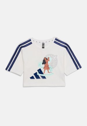 adidas Performance, LITTLE GIRL DISNEY VAIANA TEE - T-shirt de sport - white/dark blue/semi frozen lemon