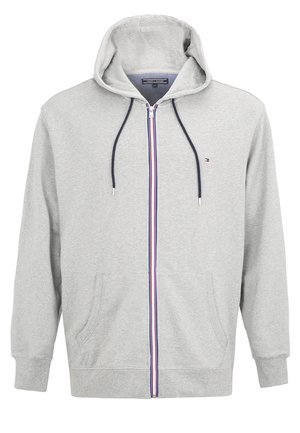 Mikina na zip - mottled grey