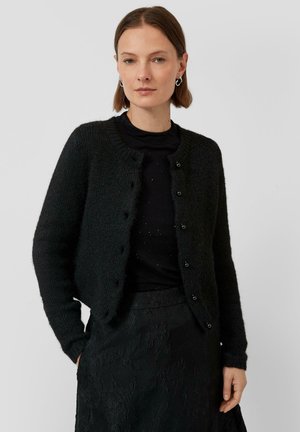 Strickjacke - schwarz