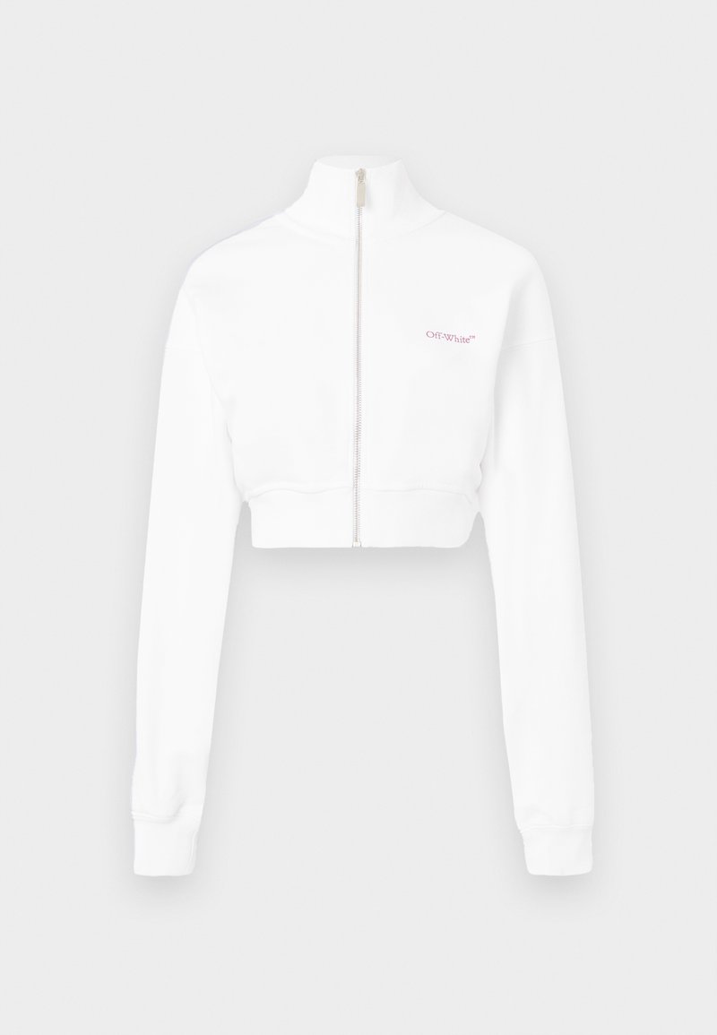 Off-White Sweater met rits wit