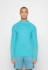 Nike Performance STRIKE DRILL  - Maglietta a manica lunga - baltic blue/hyper pink