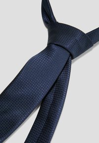 s.Oliver MIT MUSTERSTRUKTUR - Stropdas - navy