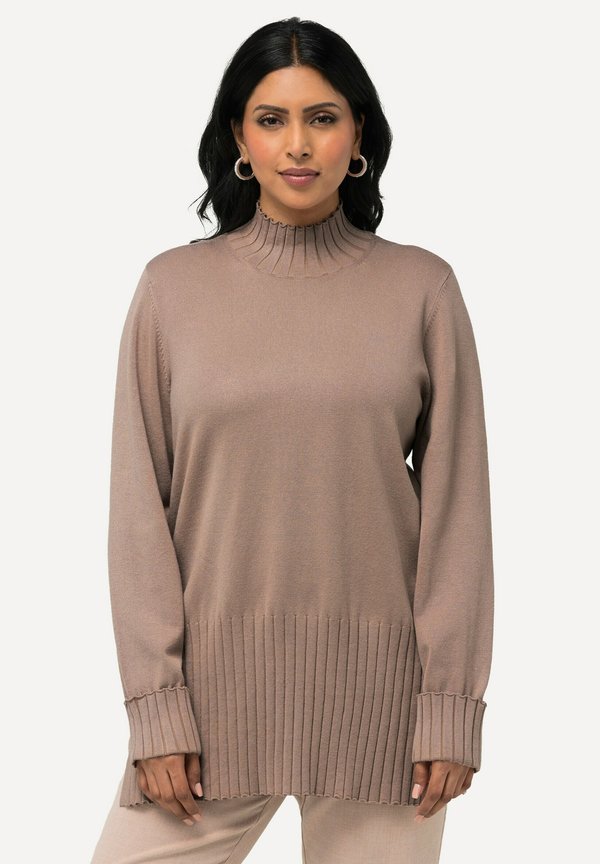 STEHKRAGEN LANGARM - Strickpullover - sand