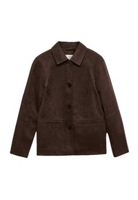 Kunstlederjacke - dark chocolate