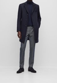 BOSS Stickad tröja - dark blue