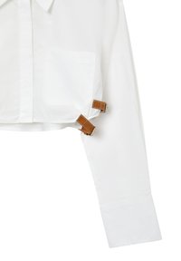 Calliope CROP CON FIBBIE LATERALI  - Camicia - bianco