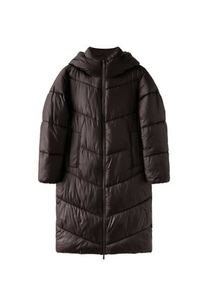 Stradivarius, BASIC ONGLINE JACKET - Vinterfrakke - dark brown