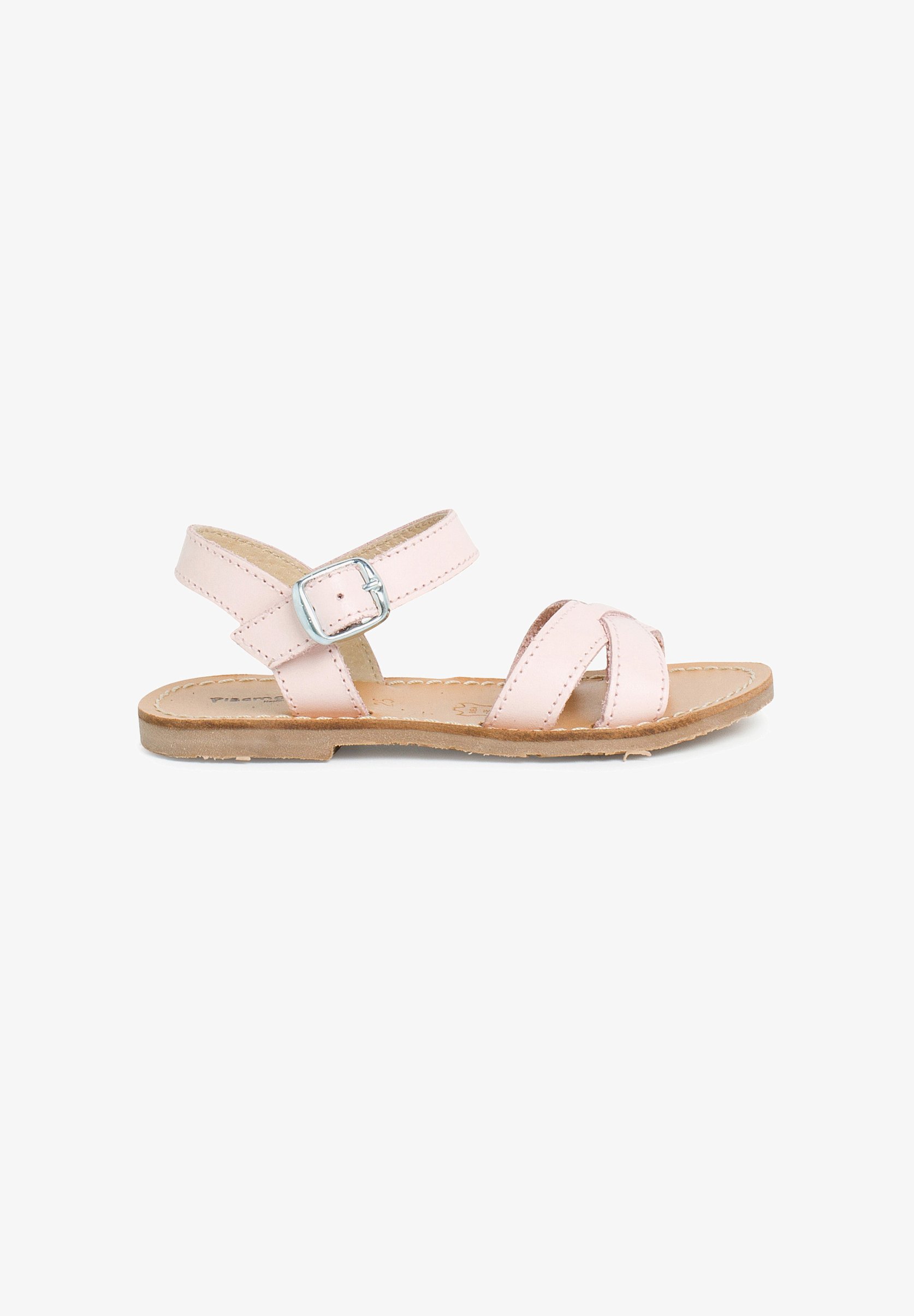 Sandali comfort platino da donna con cinturini incrociati P Soft Sandali comfort platino da donna con cinturini incrociati P Soft