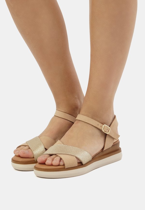 DANIELA - Platform sandals - empolvado sand