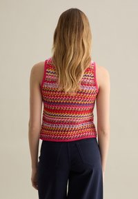 PIOMBO TANK - Strickpullover - red pink
