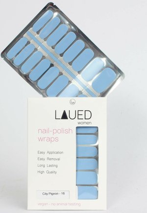 VARGU LAUED NAGELFOLIEN SOLID BLUE - Nail stickers - city pigeon