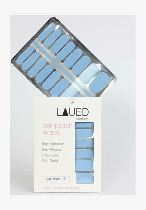 Vargu VARGU LAUED NAGELFOLIEN SOLID BLUE - Nagelsticker - city pigeon